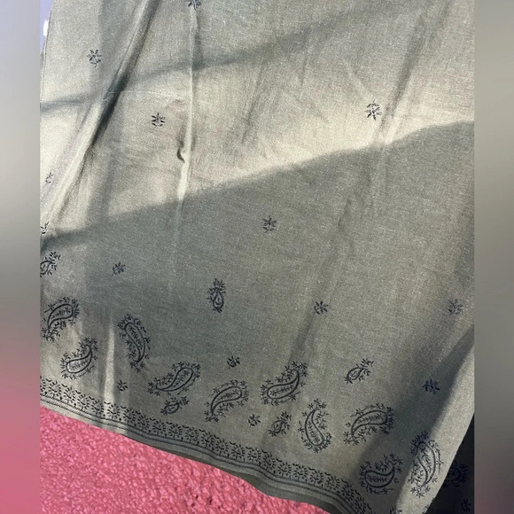 Maggie McNaughton Blouse Womans Plus 2X Green Linen Blend Tank Top Shirt - Picture 4 of 4